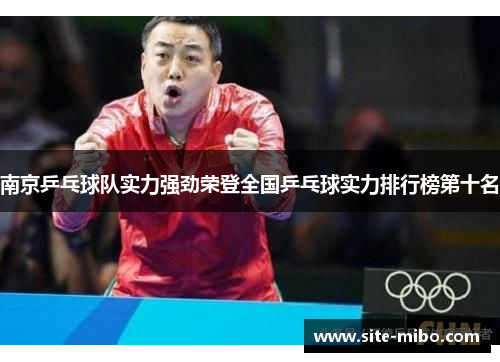 南京乒乓球队实力强劲荣登全国乒乓球实力排行榜第十名